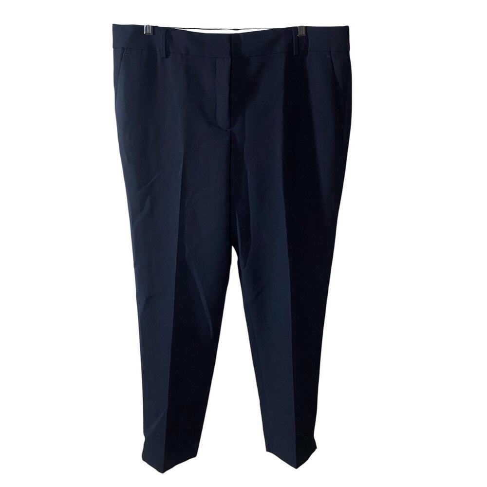Talbots Navy Blue Hampshire Ankle Pants Sz 16 NWT Sophisticated Work Office Wear